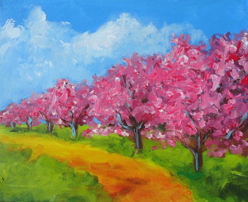 SOLD OUT! Michigan Cherry Blossoms -  In Studio