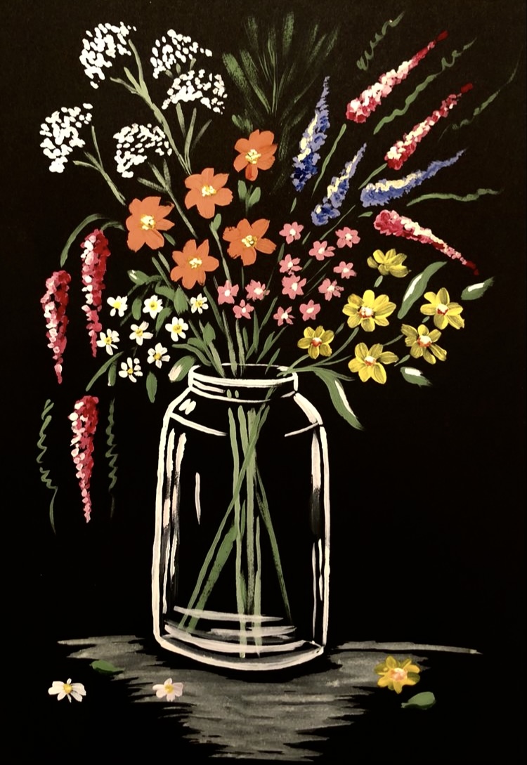 SOLD OUT!  Mothers Day Paint Party! Wildflowers