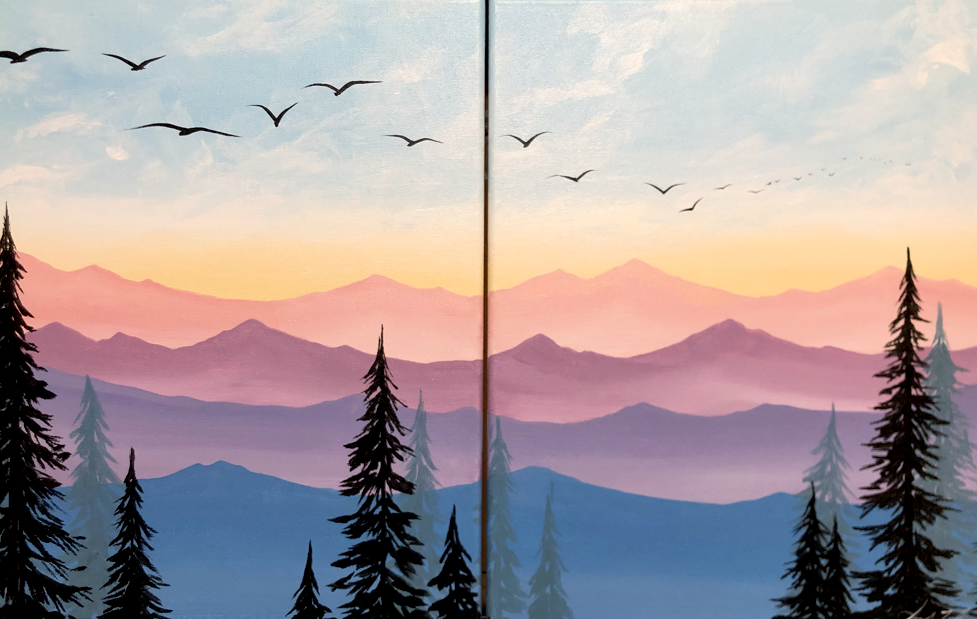 SOLD OUT! Mountain View Date Night Paint Night