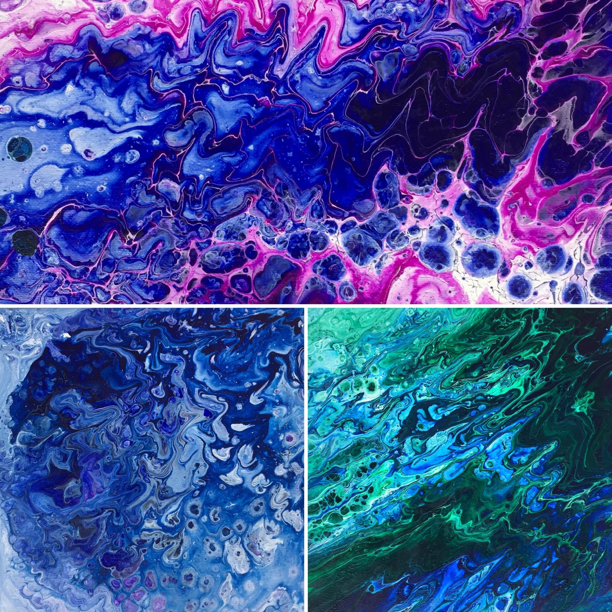 Acrylic Pours - Downtown Grand Rapids