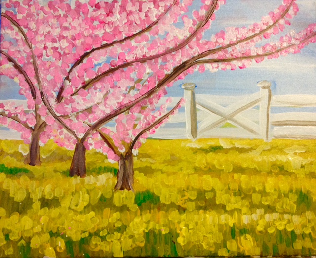 WINE DOWN WEDNESDAY - Apple Blossom Trees - Downtown GR - ONLY $25