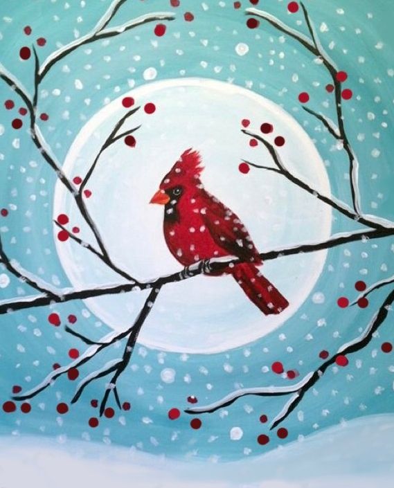 The Winter Cardinal $30