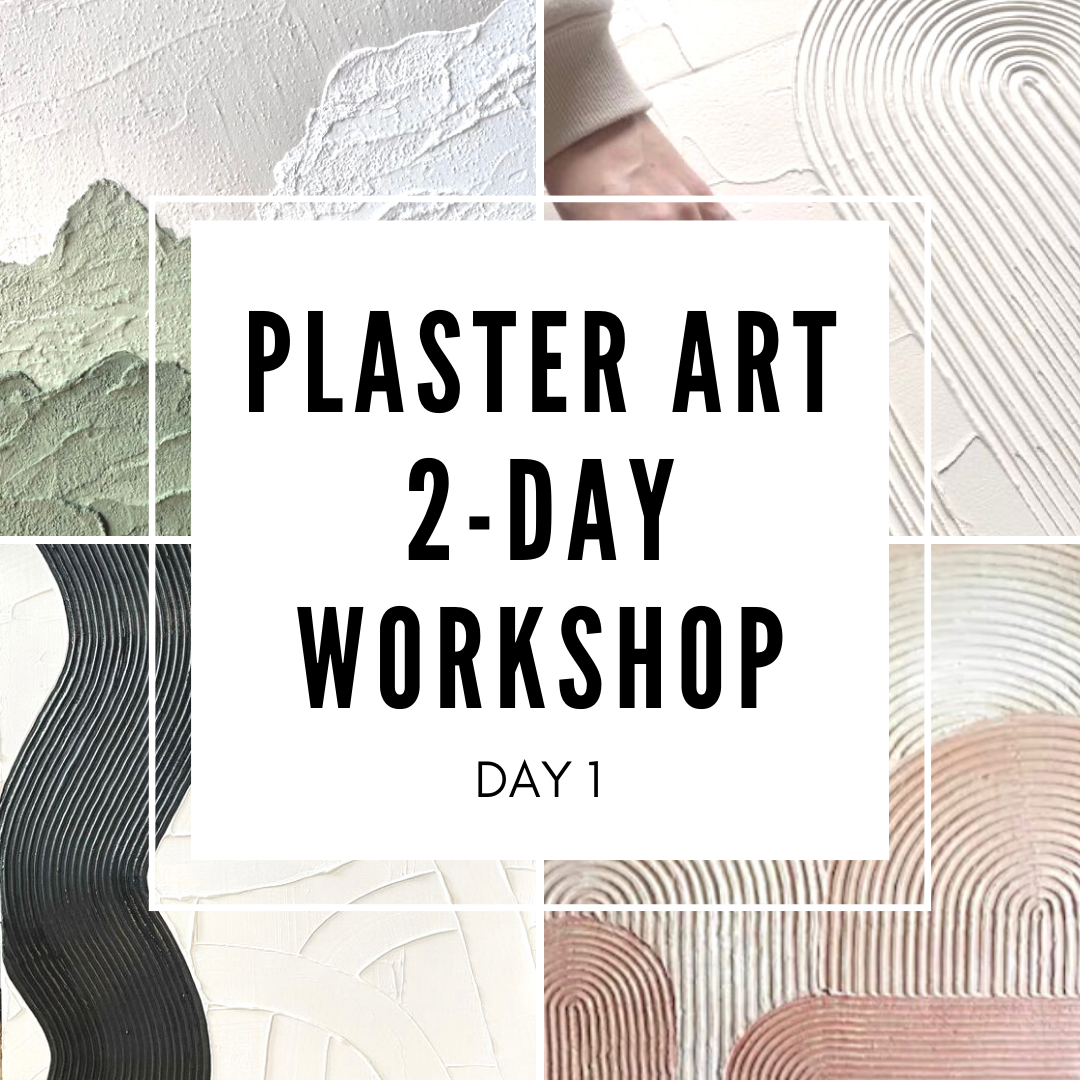 Plaster Art 2-Day Workshop SPECIAL PRICING | LIMITED SEATS
