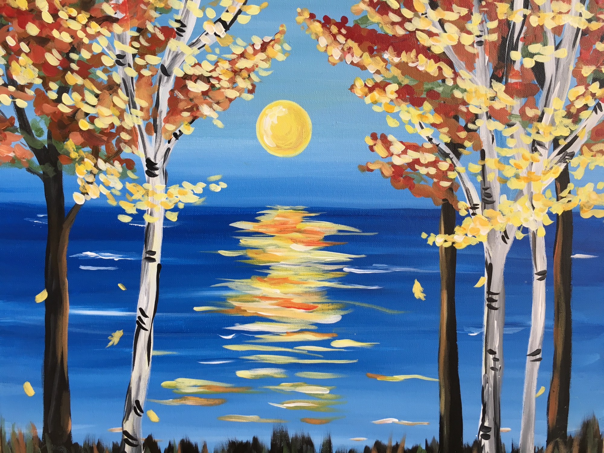 Autumn Lake Sunset $30 SPECIAL