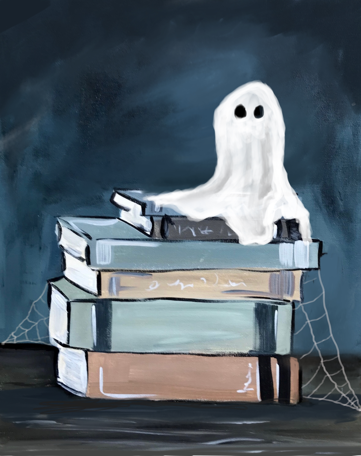 Book Lovers Night! Ghost Stories (lightly pre-traced)