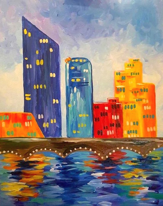 Grand Rapids Skyline - In Studio