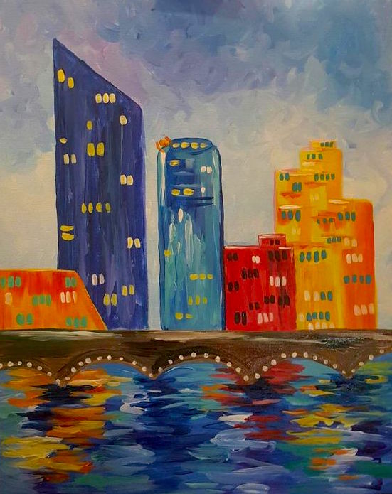 Grand Rapids Skyline  Downtown GR $35