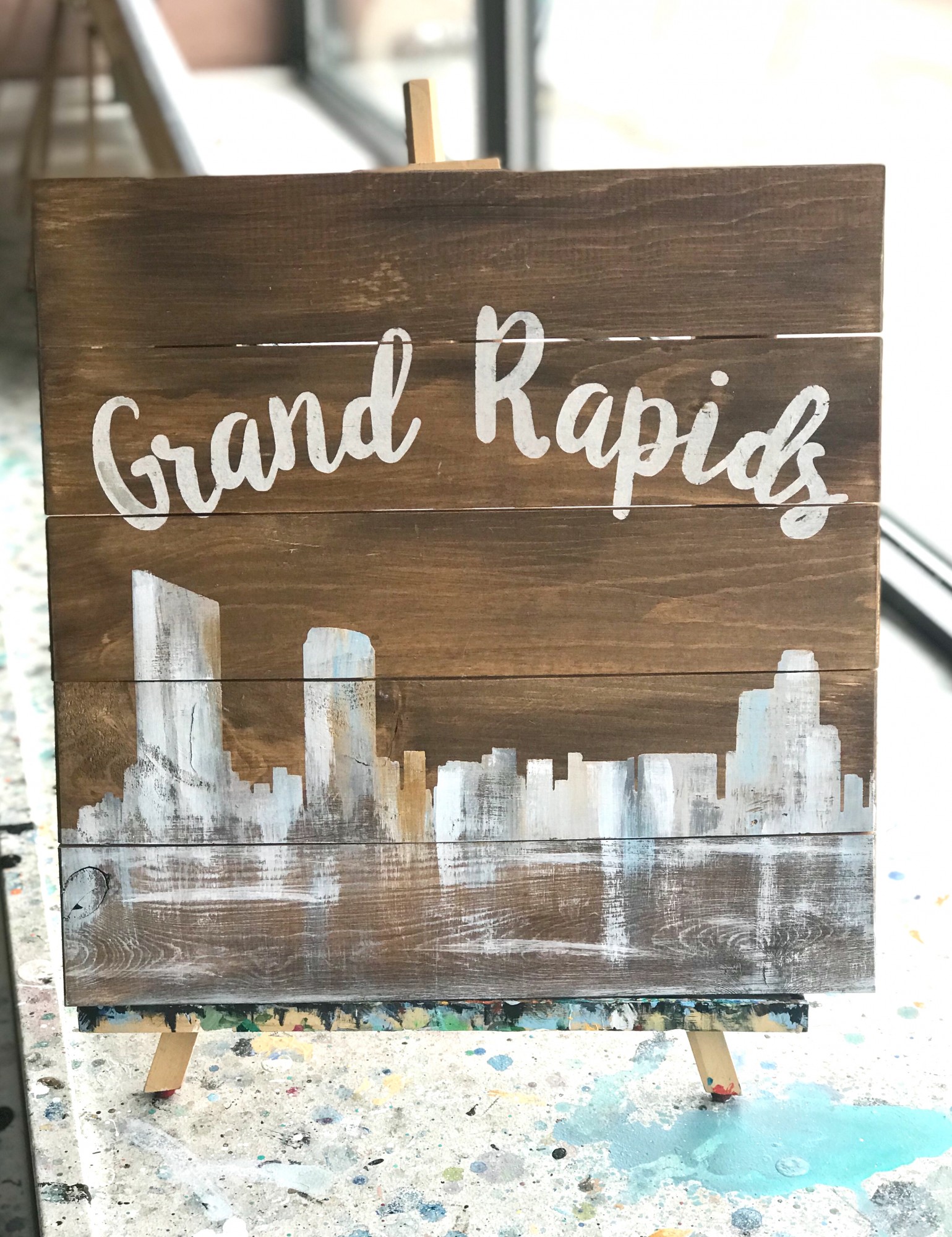 Love Your City Wooden Sign Class - Downtown GR