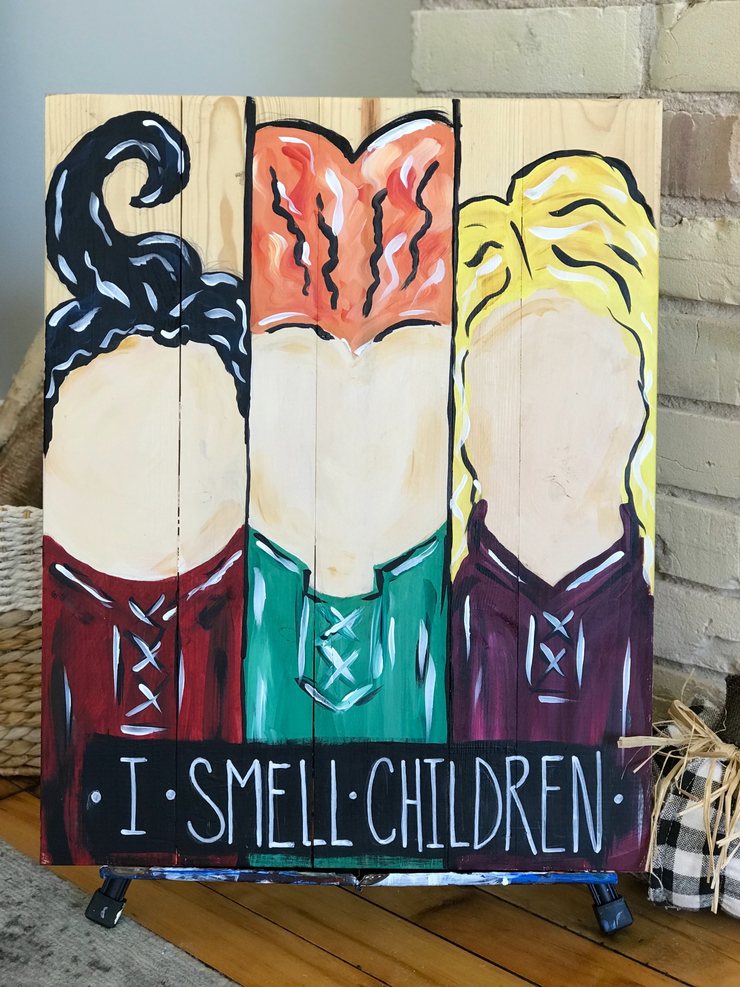 Hocus Pocus Wooden Sign Painting $40