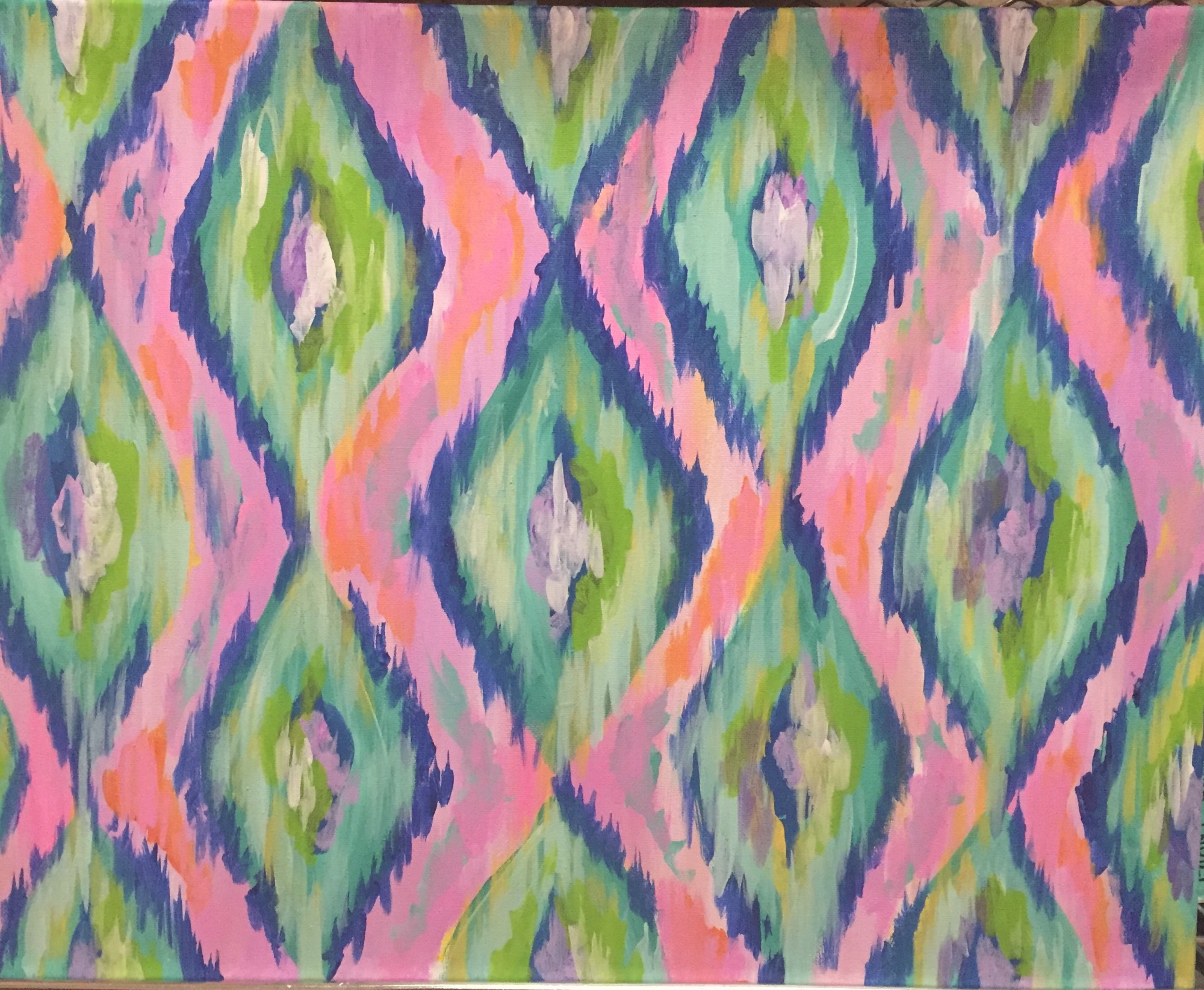 Ikat Abstract - CREATE YOUR OWN - EGR Gaslight Village Location 