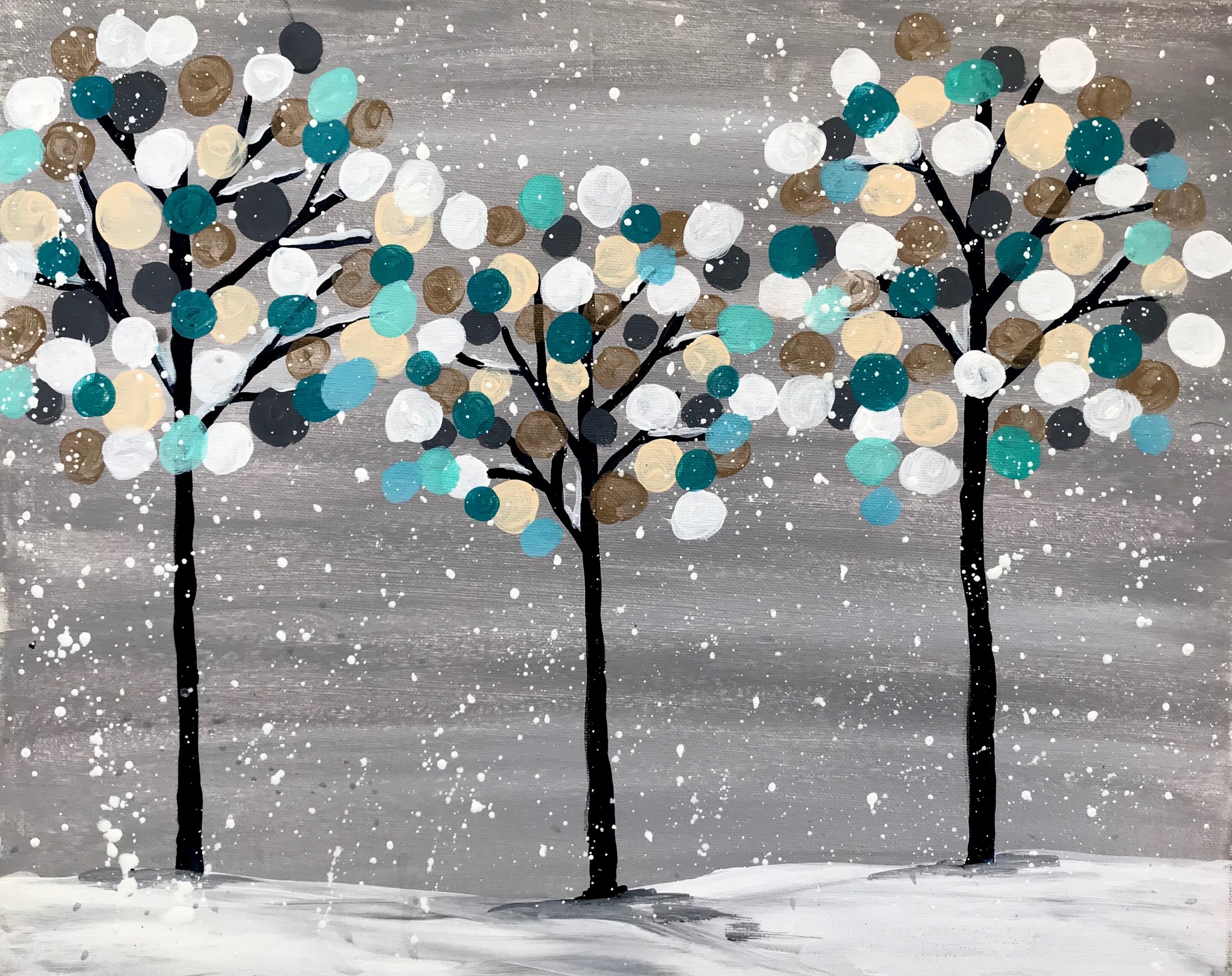 Tall Winter Trees $30!