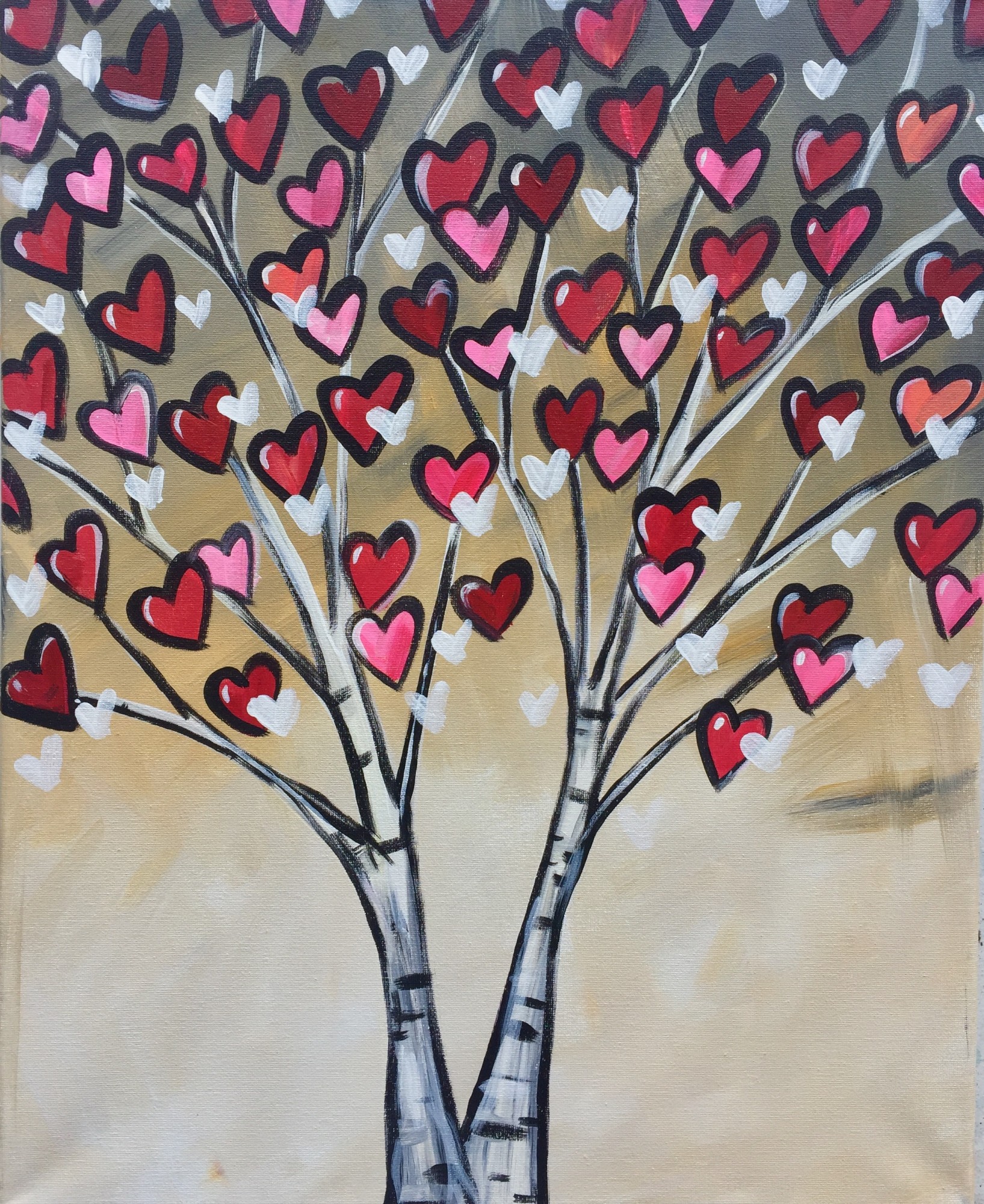 Heart Birch Tree 