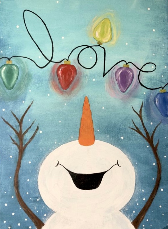 Snowman Love 1pm Afternoon SPECIAL $30