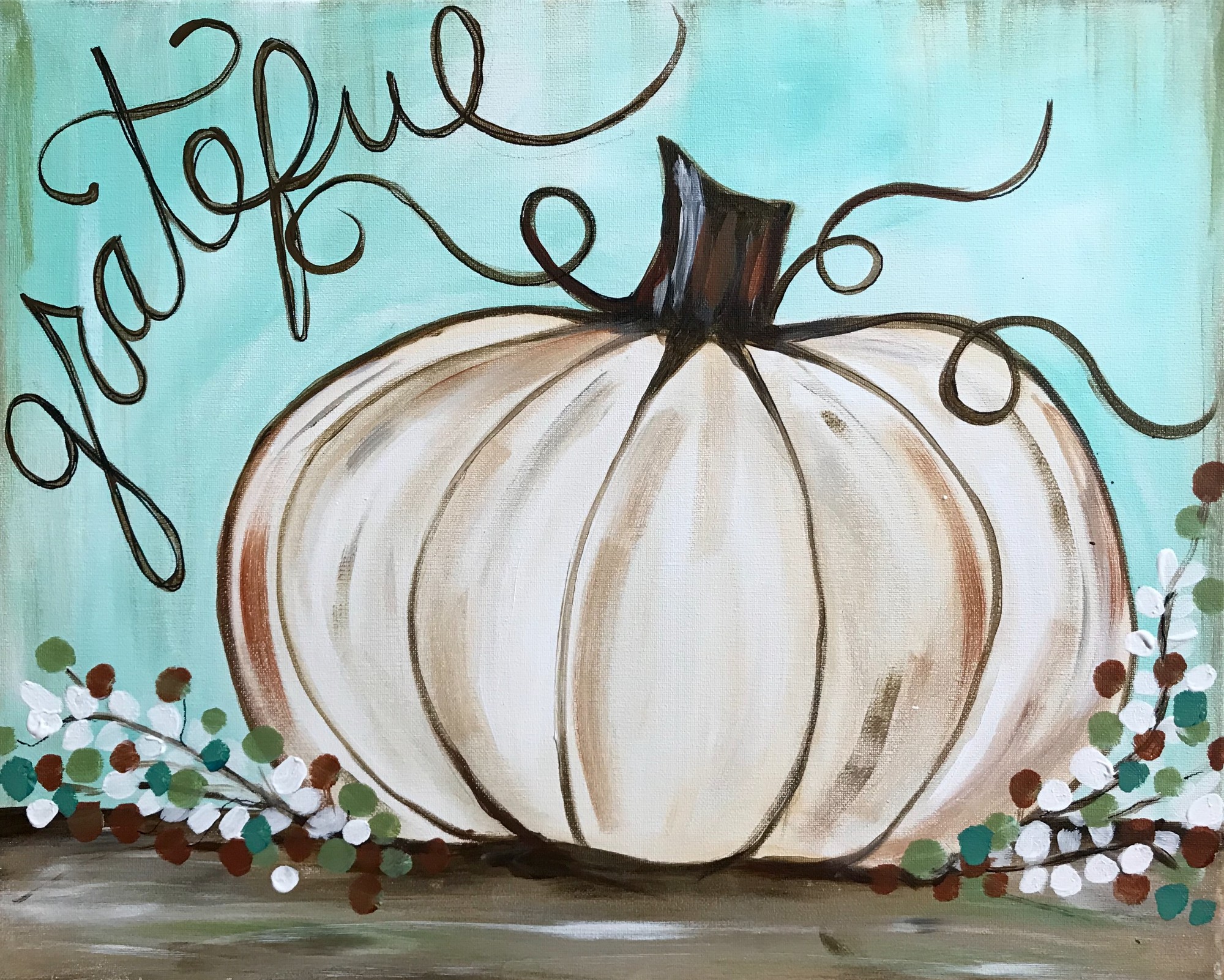 **SOLD OUT** Country Pumpkin -  In studio