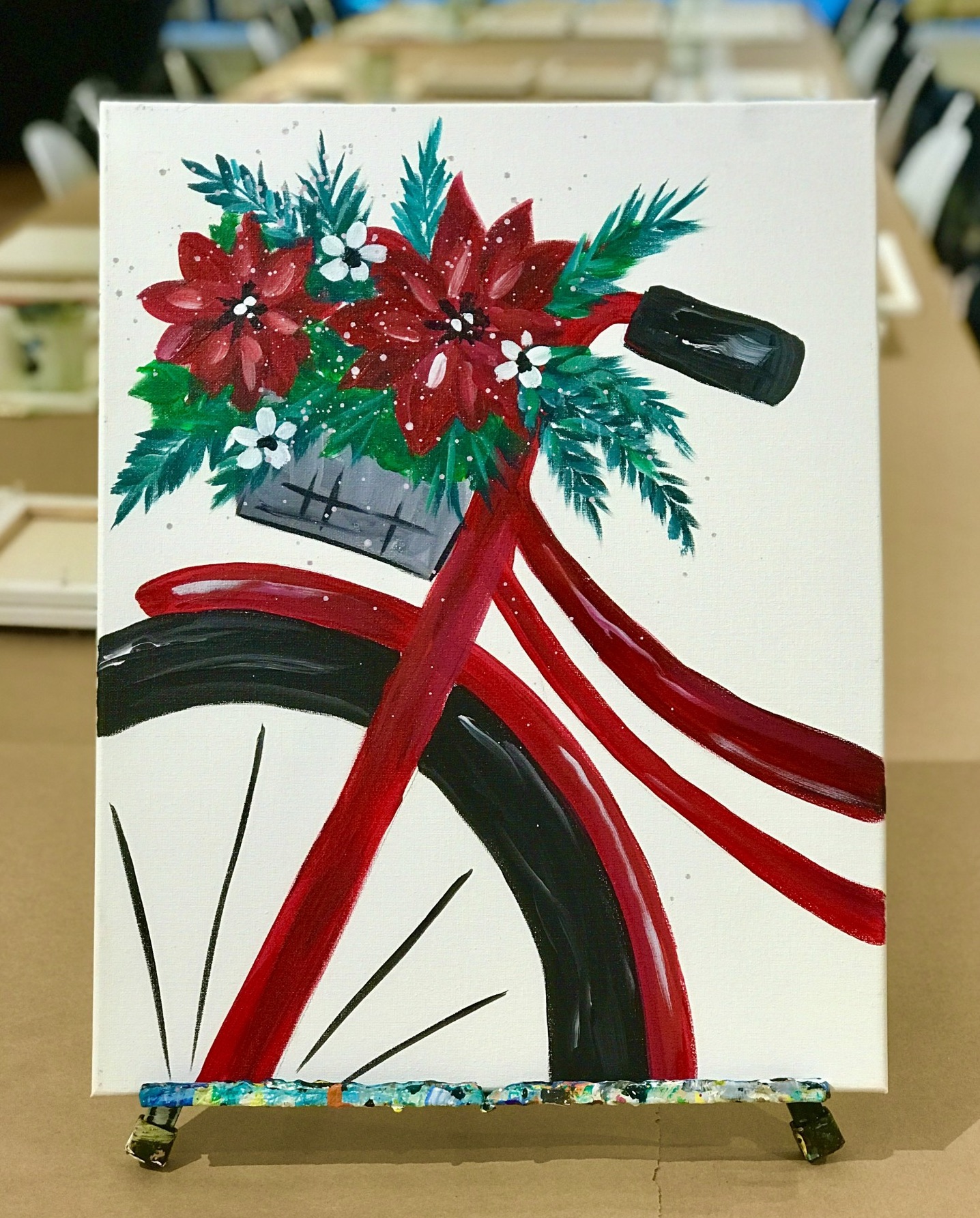 December Bicycle Bouquet