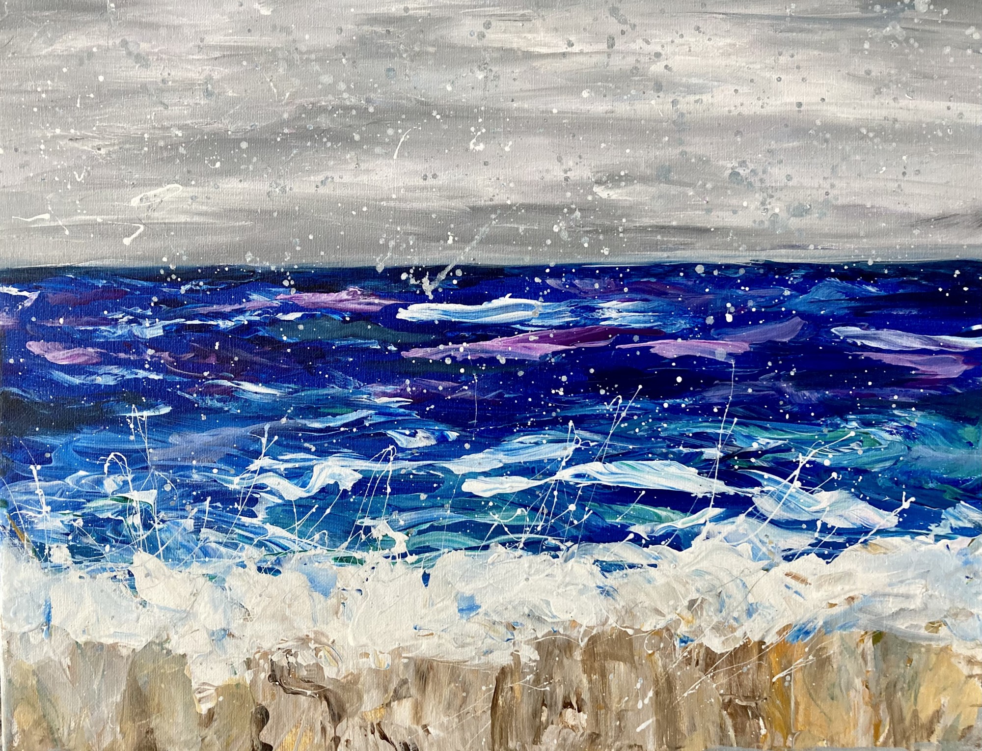 Lake Michigan in Winter - In Studio