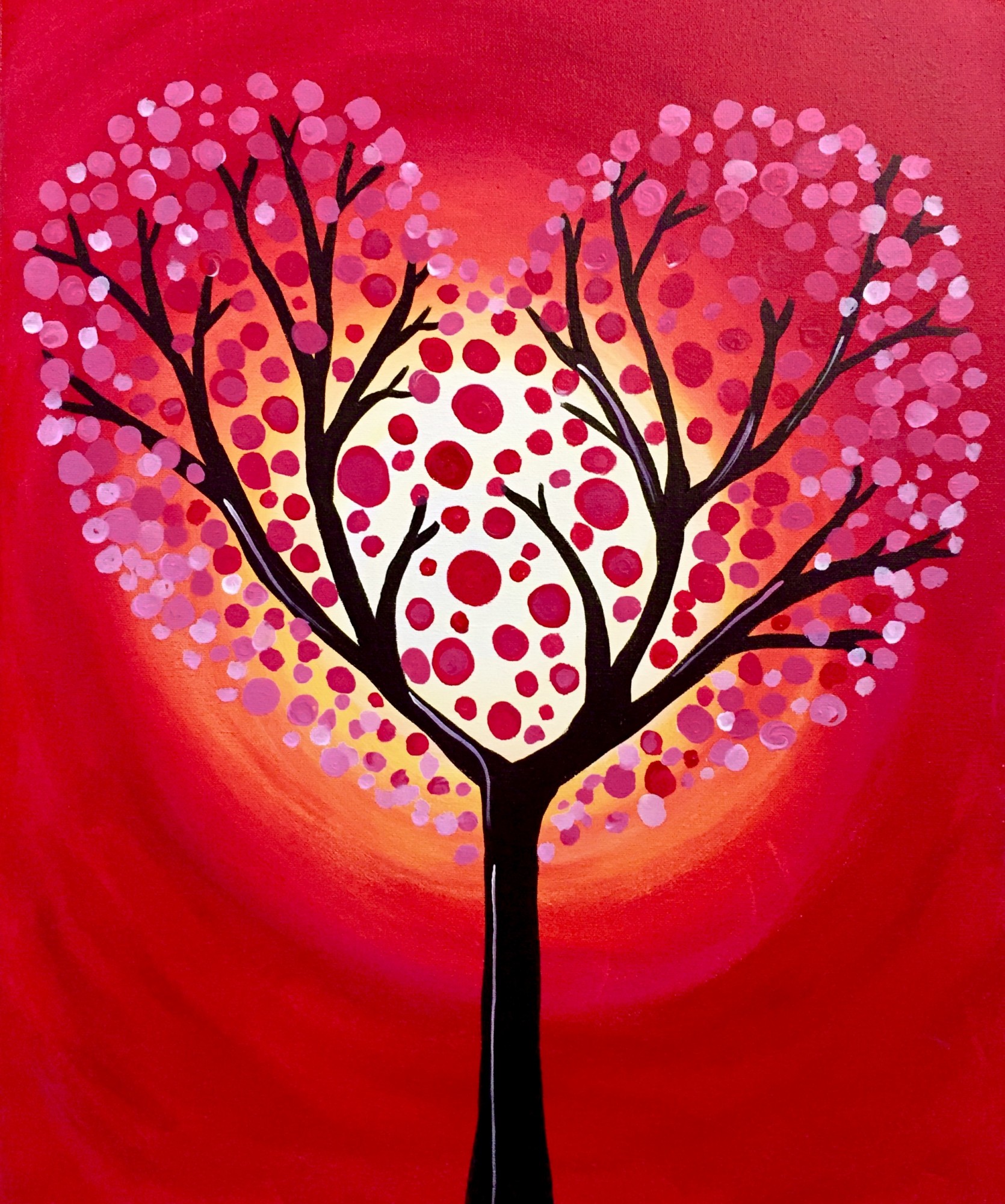 Red HeART Tree