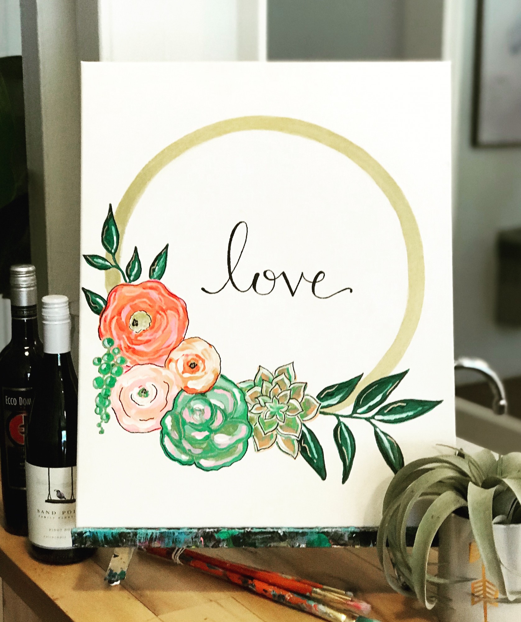 Love Wreath $25 - In Studio 