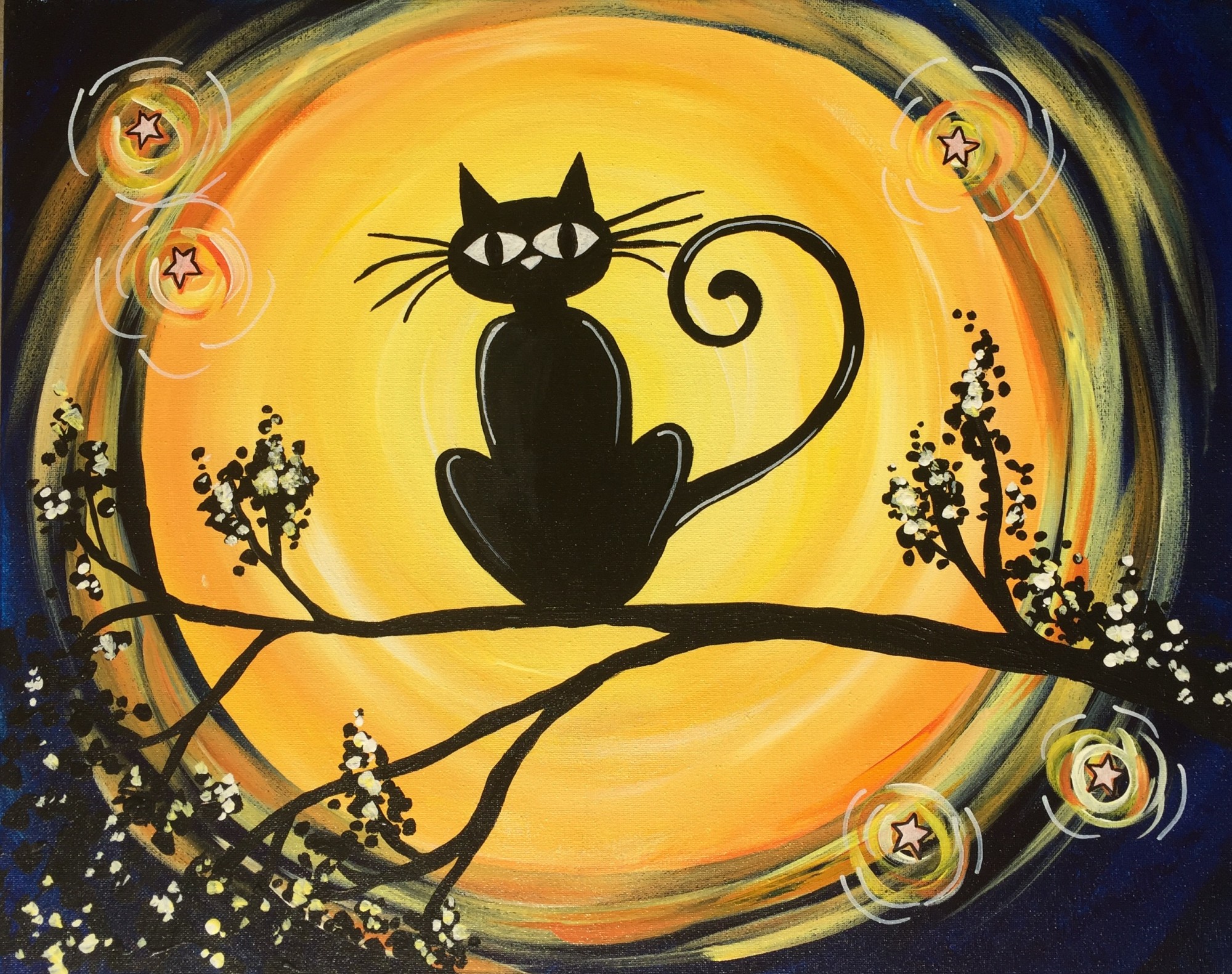 Moonlit Cat $30 Morning Special!