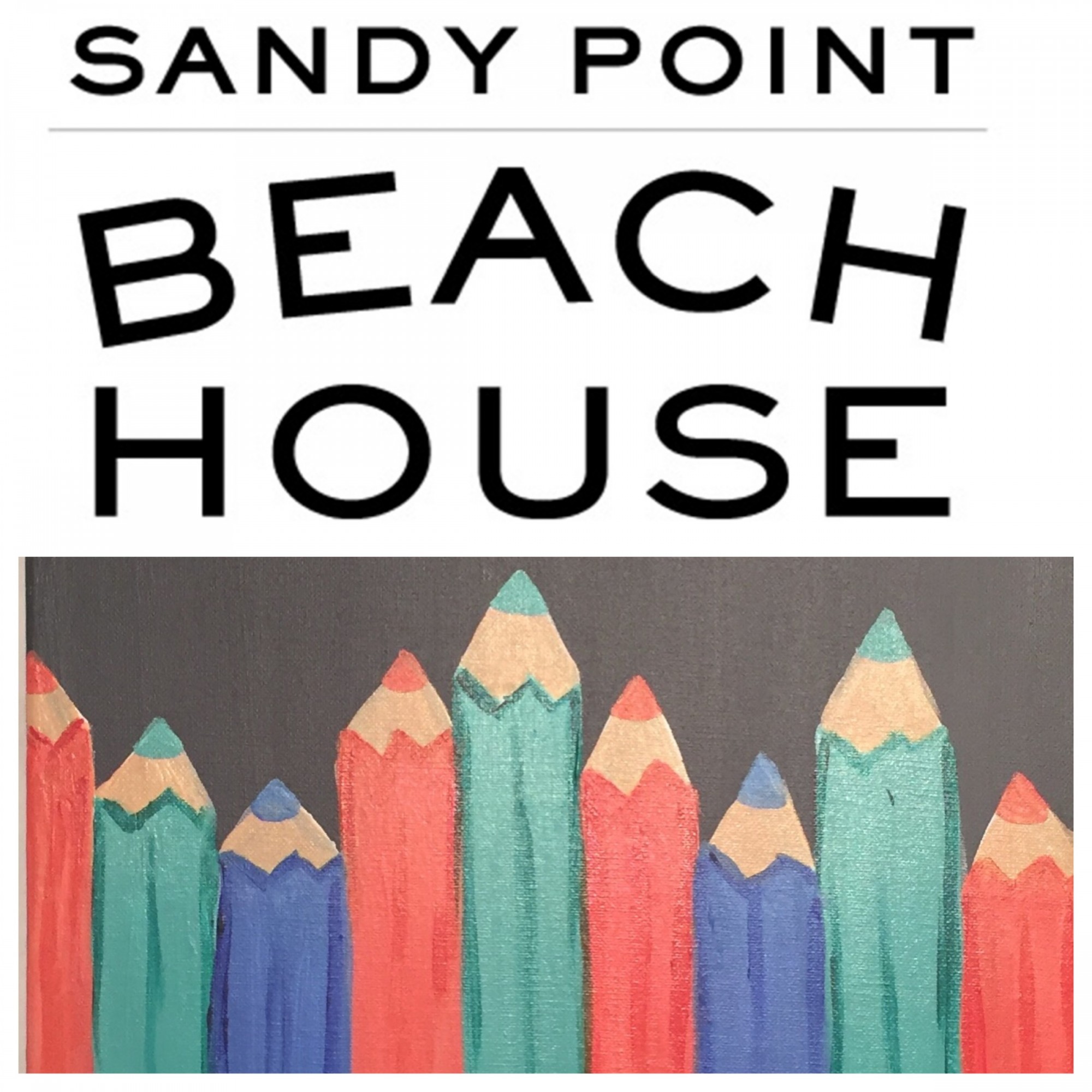 Brush GO TO at Sandy Point Beach House-  Teacher Painting