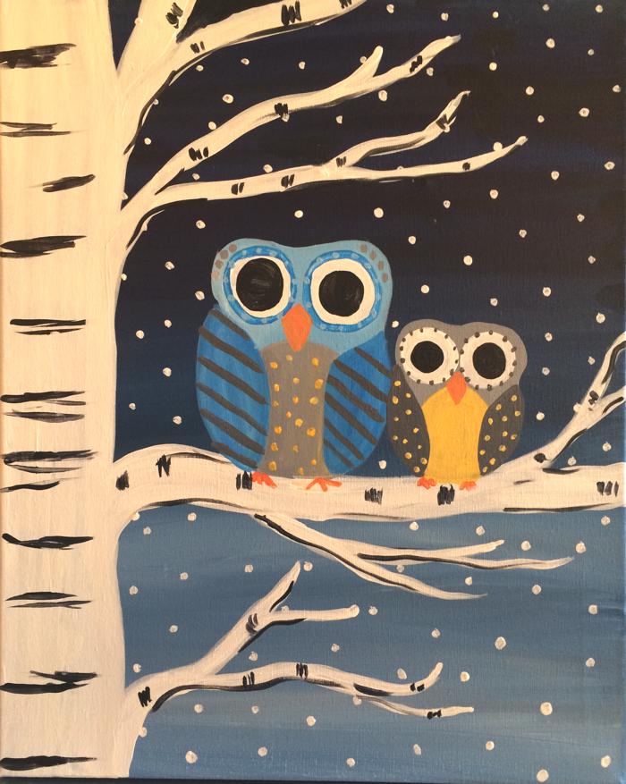 Winter Owls - EGR Gaslight Village