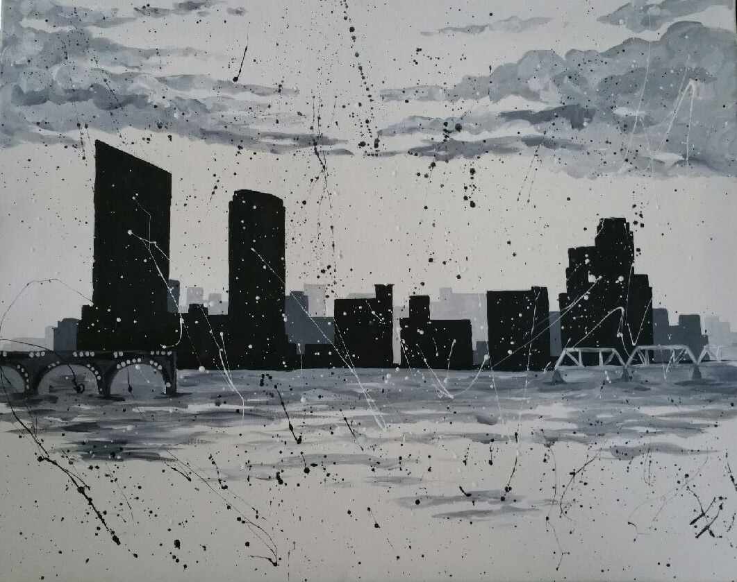 Splatter GR Skyline $25 - Downtown GR location