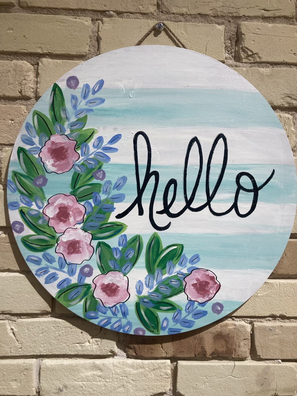 Mom's Night Welcome Door Sign 