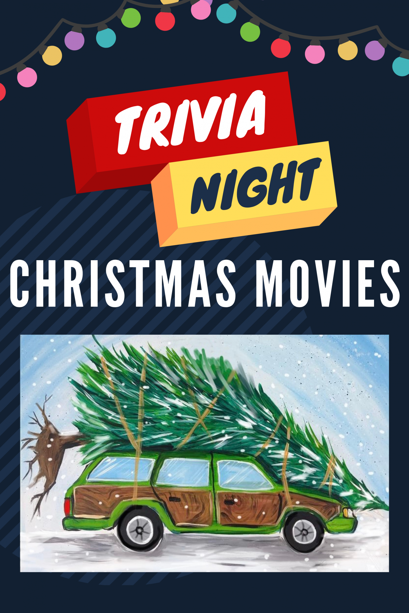 PAINT AND PLAY TRIVIA  NIGHT! Christmas Movies