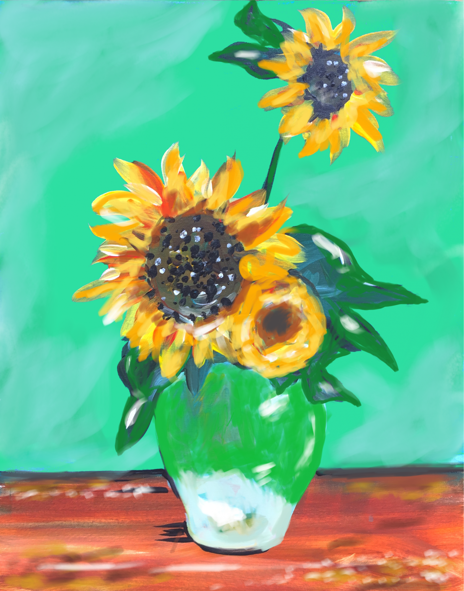 Van Gogh Sunflowers $30!