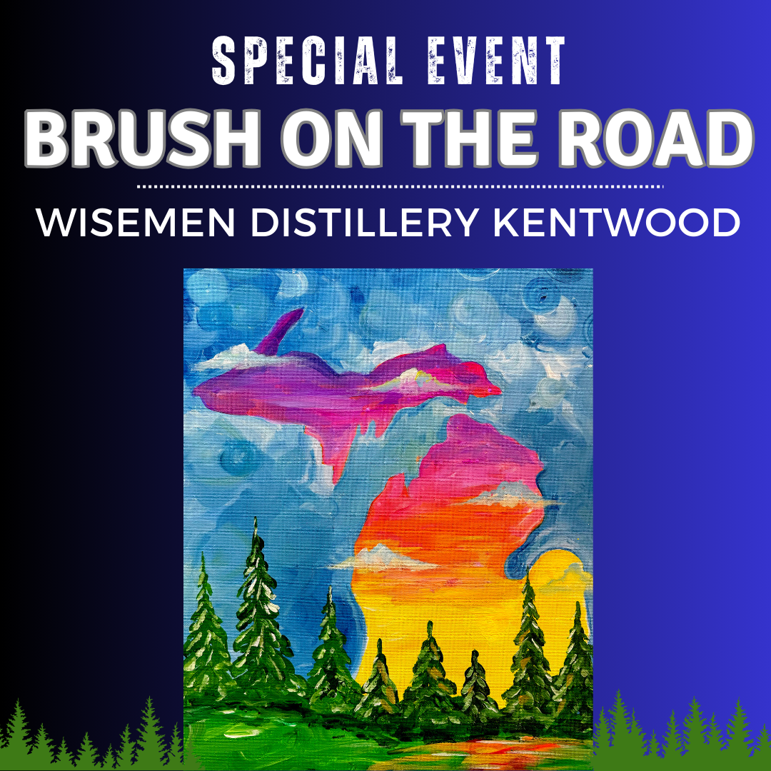 Brush On The Road: Wise Men Distillery Afternoon Paint Party! 21+