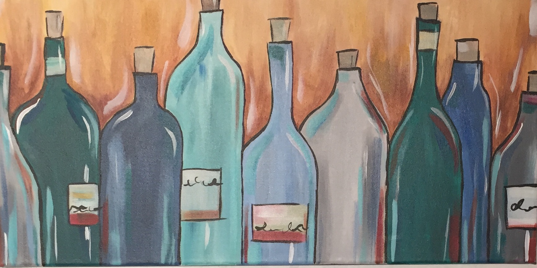 Bottles 12x24 - Downtown GR