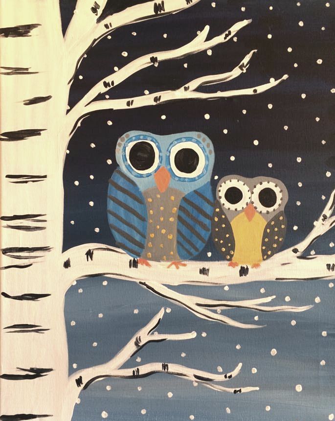 Winter Owls $35 - Downtown GR