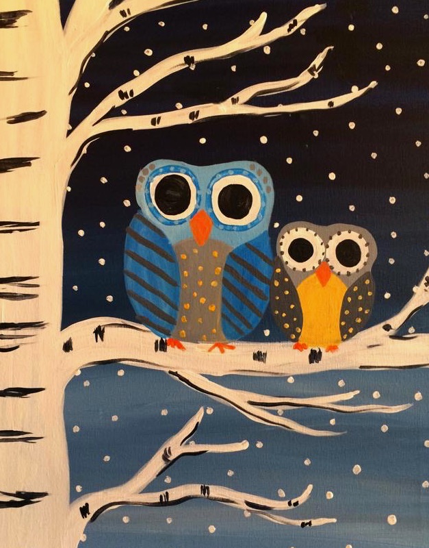 Cancelled due to weather! Owl Always Love You! $30!