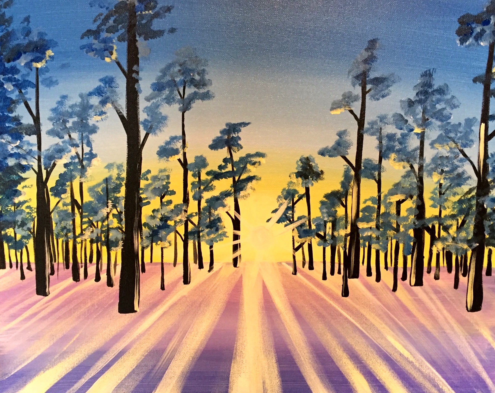 Winter Sunset $35 Downtown GR